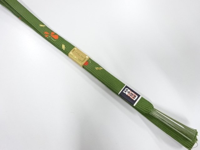JAPANESE KIMONO / UNUSED KOREI HAND-TIED OBIJIME
